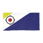 Bonaire Flag Beach Towel, Caribbean Flag Beach Towel, Travel Beach Towel, Vacation Towel, Island Flag Beach Blanket, - Irie Blues Boutique