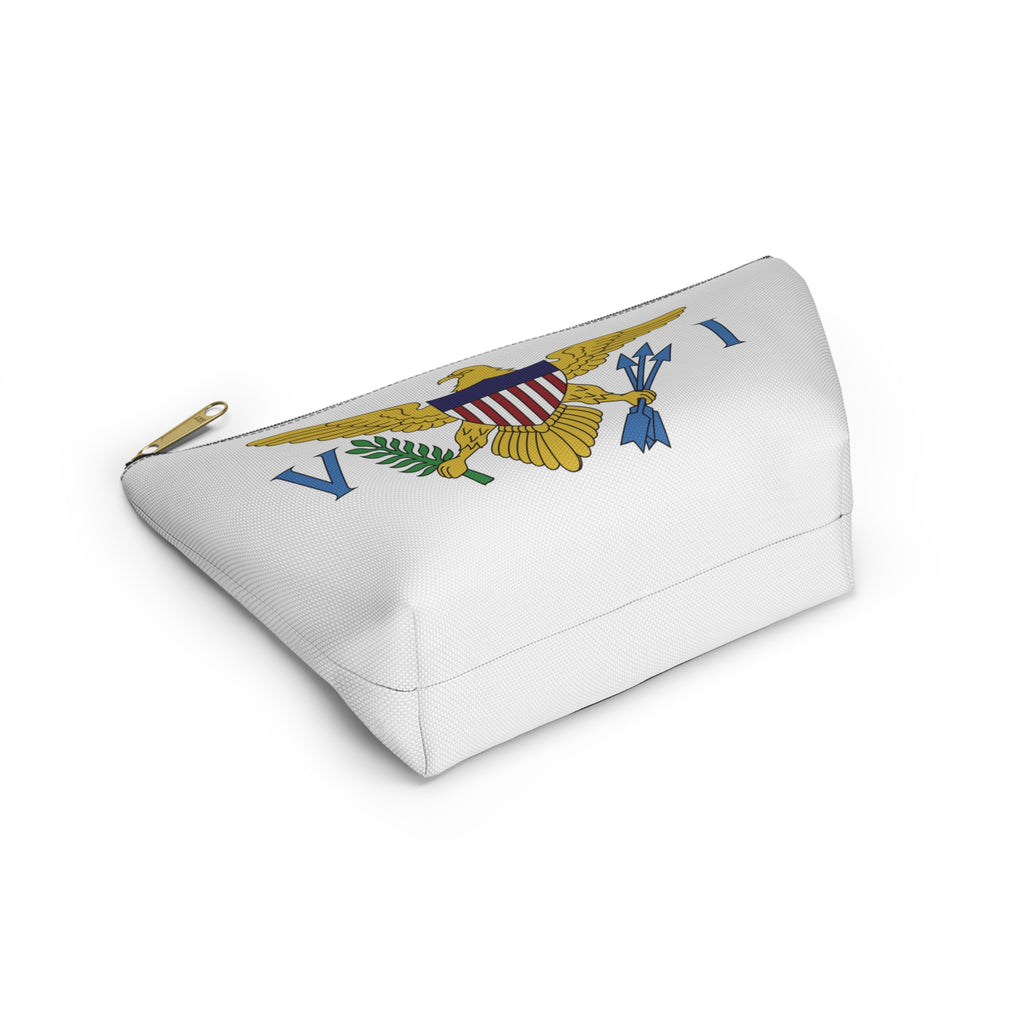 US Virgin Islands Accessory Pouch with T-Bottom