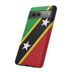 Saint Kitts and Nevis Flag Tough Phone Case -USVI Protective Phone Cover, Caribbean Flag Design, Flag Lover Gift, Island Phone Accessories, - Irie Blues Boutique