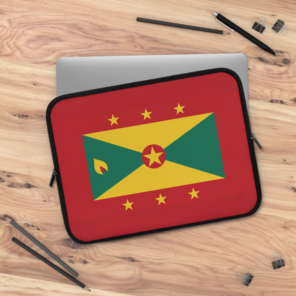 Grenada Flag Laptop Sleeve Case - Irie Blues Boutique