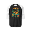 Carnival Craver Unisex Three-Quarter Sleeve Raglan Shirt - Irie Blues Boutique
