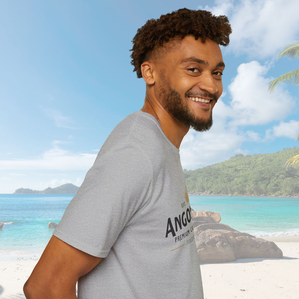 Trinidad & Tobago Angostura Beer Logo Unisex T-Shirt - Irie Blues Boutique