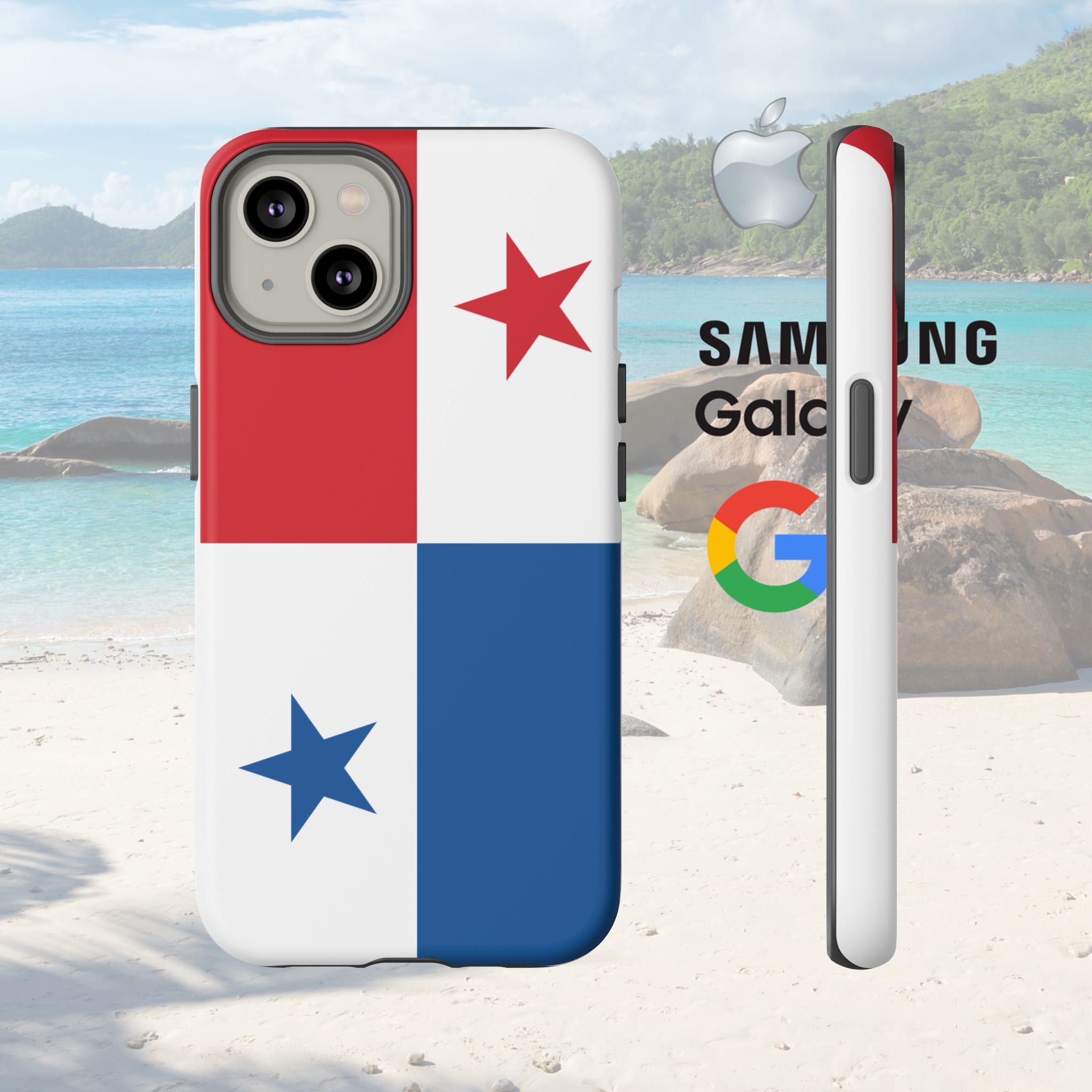 Panama Flag Tough Phone Case - Irie Blues Boutique