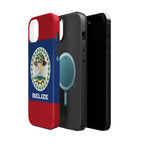 Belize Flag Magnetic Case - Irie Blues Boutique