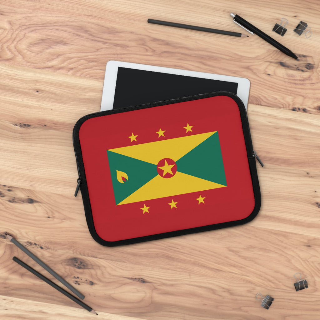 Grenada Flag Laptop Sleeve Case - Irie Blues Boutique