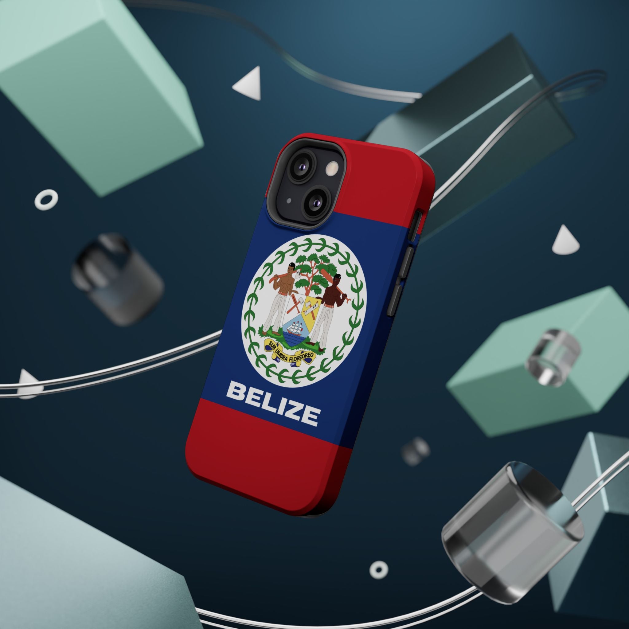 Belize Flag Magnetic Case - Irie Blues Boutique