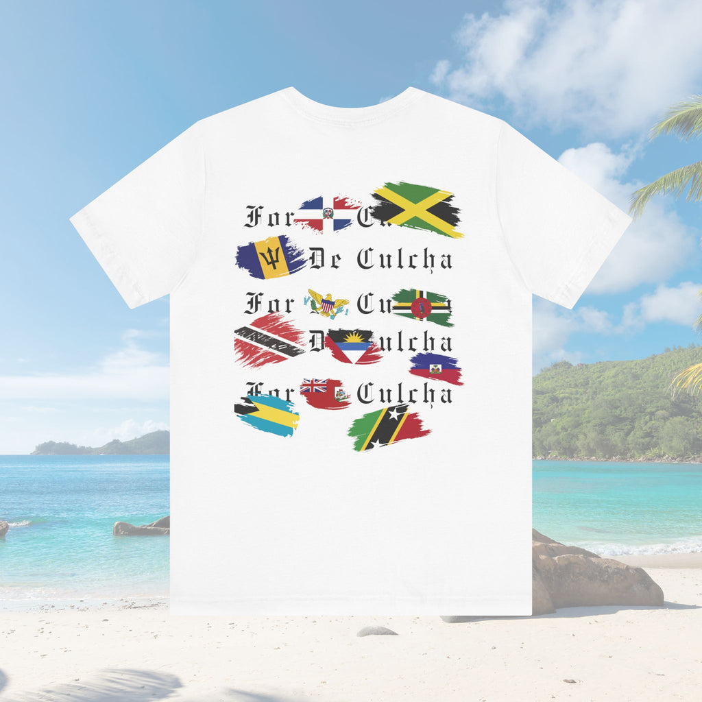 For The Culture Caribbean Flags Unisex T-Shirt - Irie Blues Boutique