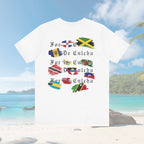 For The Culture Caribbean Flags Unisex T-Shirt - Irie Blues Boutique