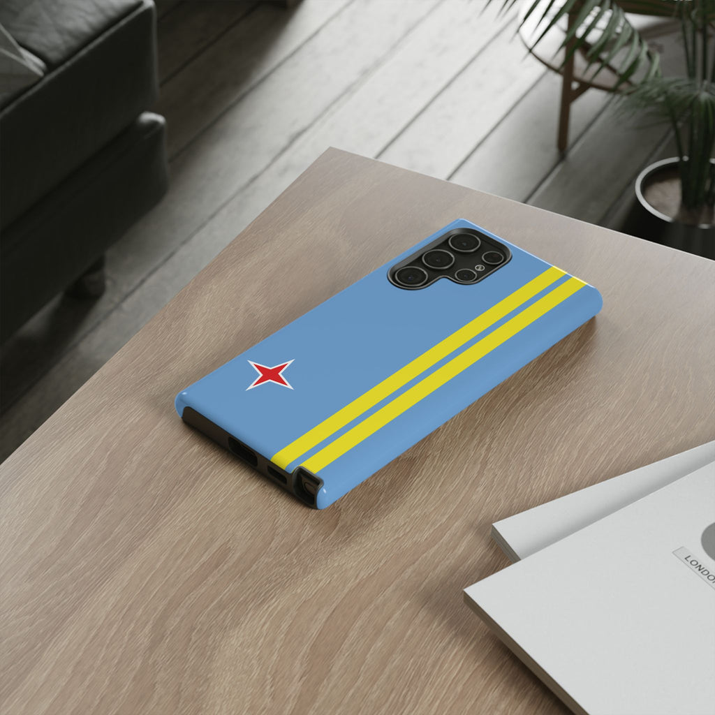 Aruba Flag Tough Phone Case - Irie Blues Boutique
