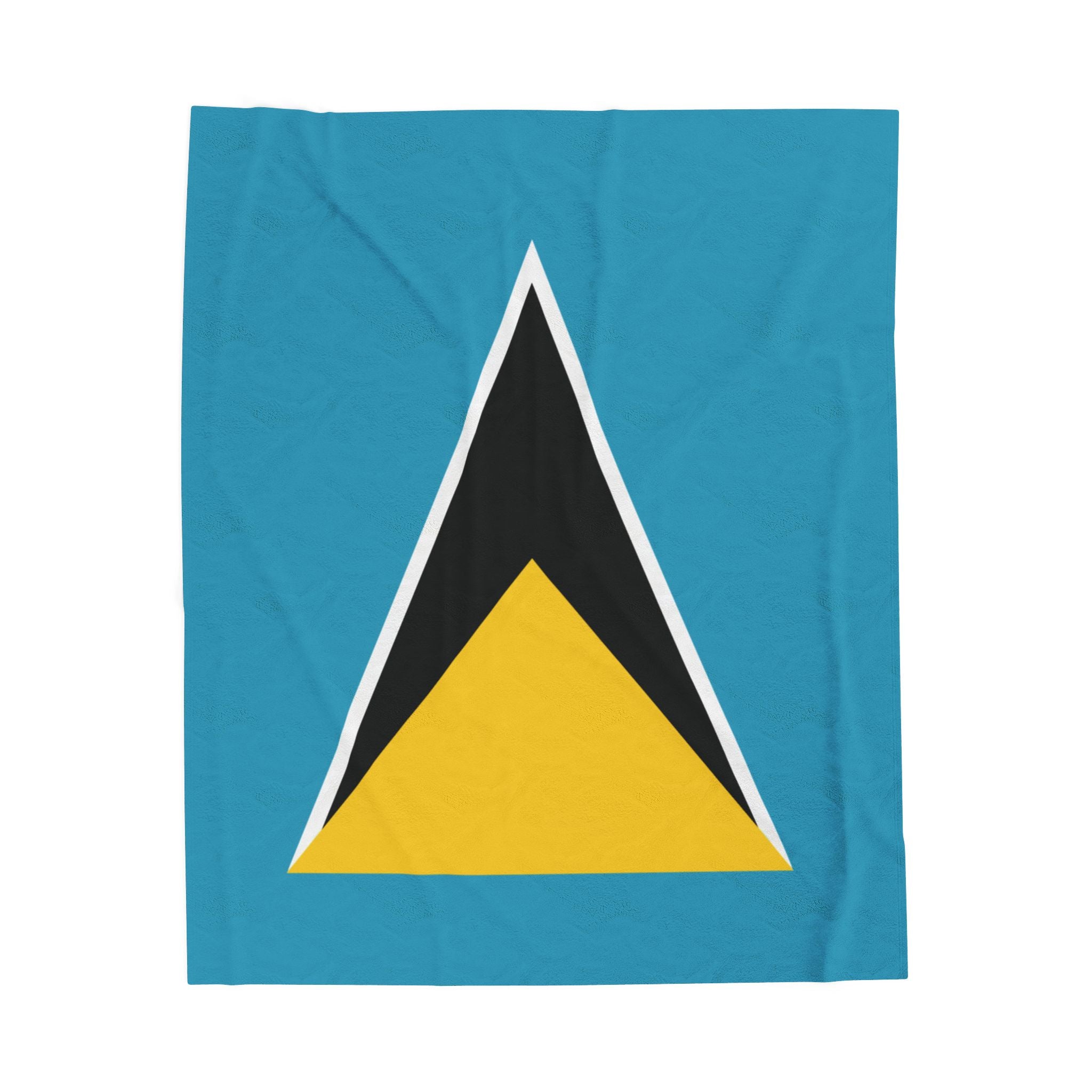St Lucia Plush Blanket, Soft Throw for Home Decor, Perfect Gift for All Occasions, Bedtime Comfort, Travel Companion - Irie Blues Boutique
