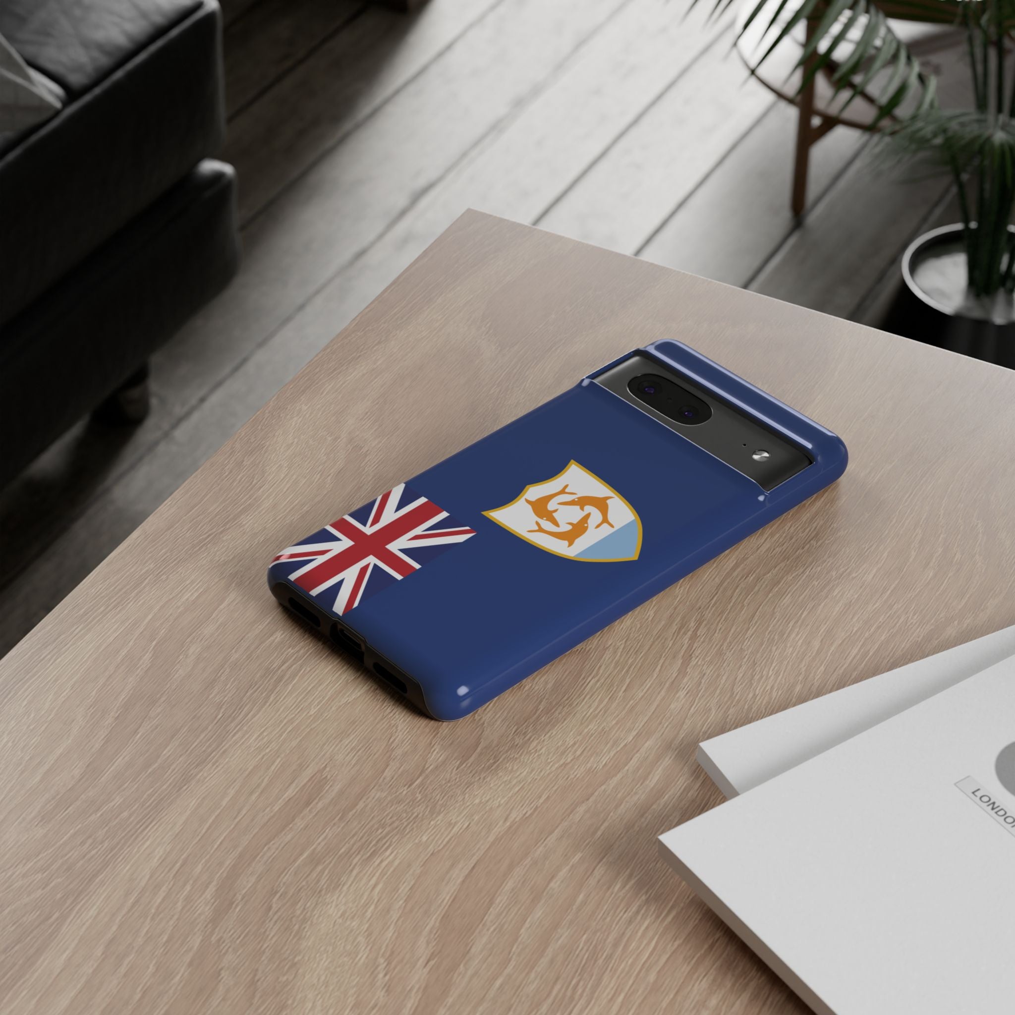 Anguilla Flag Tough Phone Case