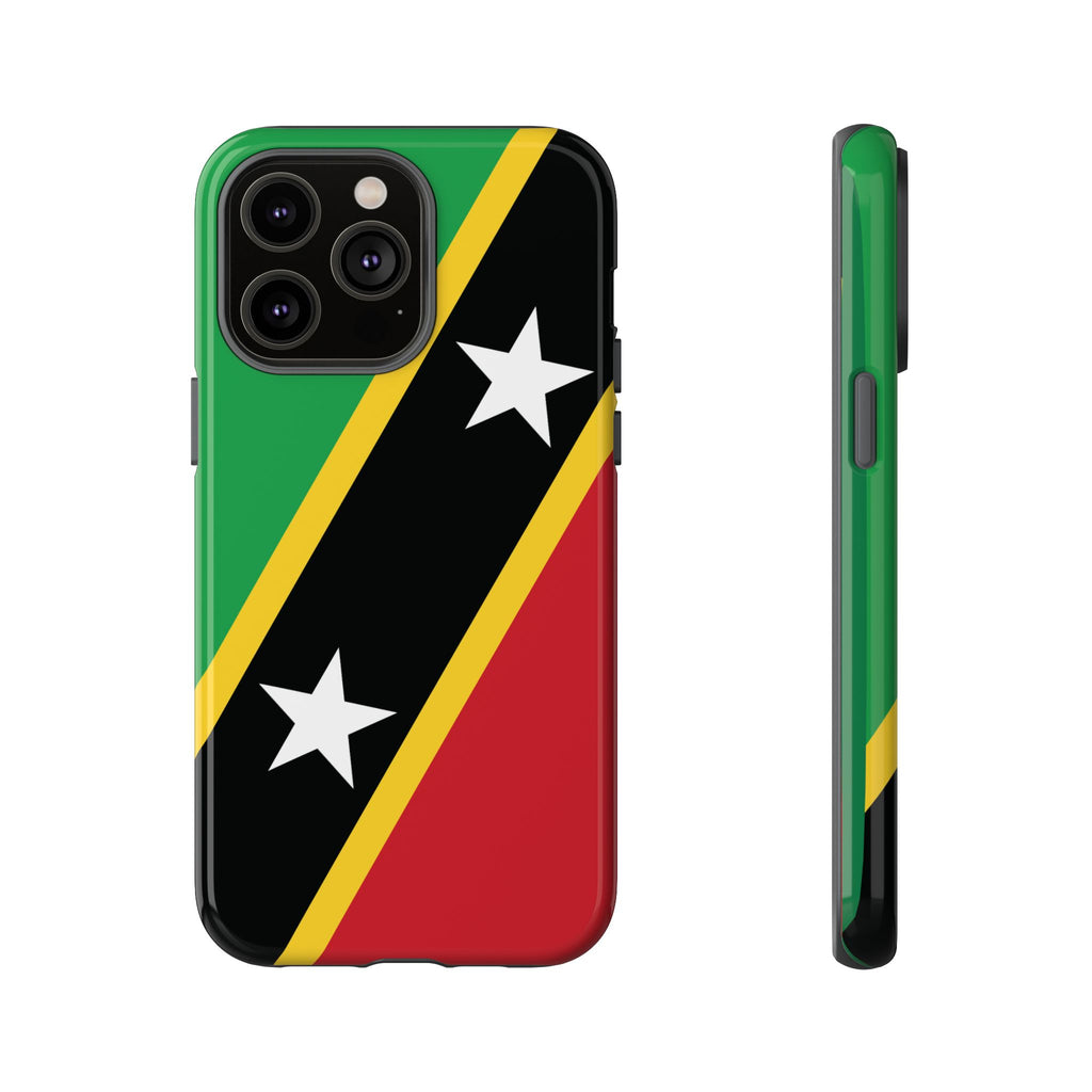 Saint Kitts and Nevis Flag Tough Phone Case - Irie Blues Boutique