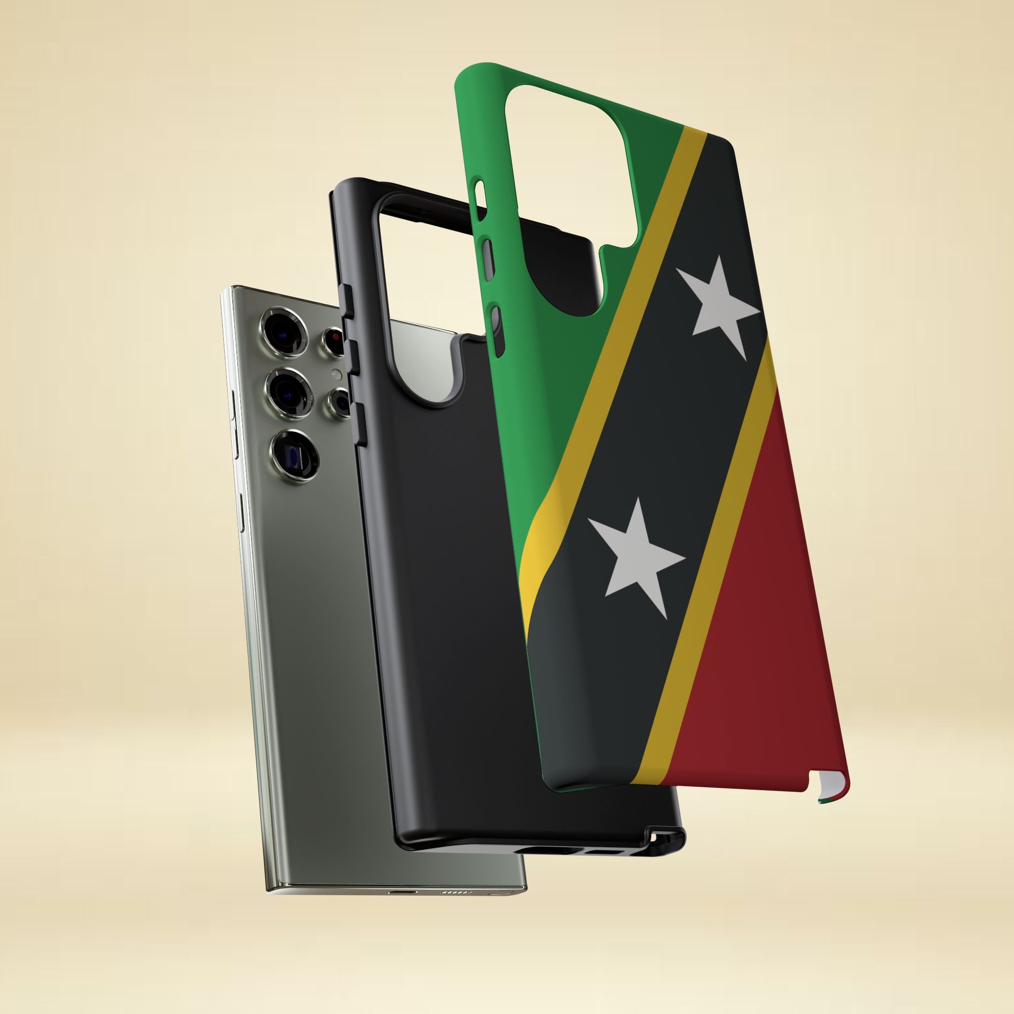 Saint Kitts and Nevis Flag Tough Phone Case