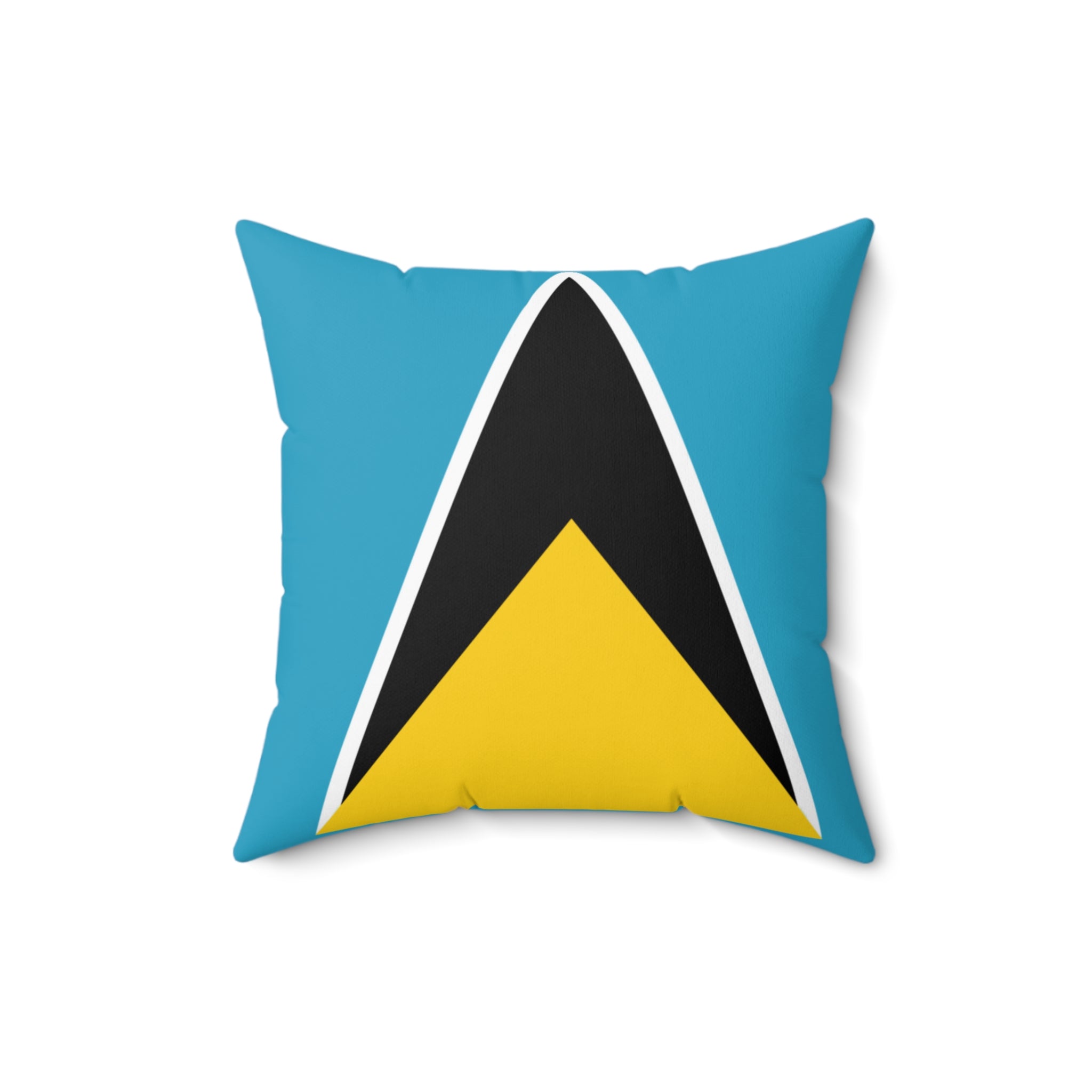 St. Lucia Vibrant Decorative Pillow - St Lucia Inspired Design, Home Decor, Gift Idea, Throw Pillow, Coastal Vibe, Tropical Accent - Irie Blues Boutique