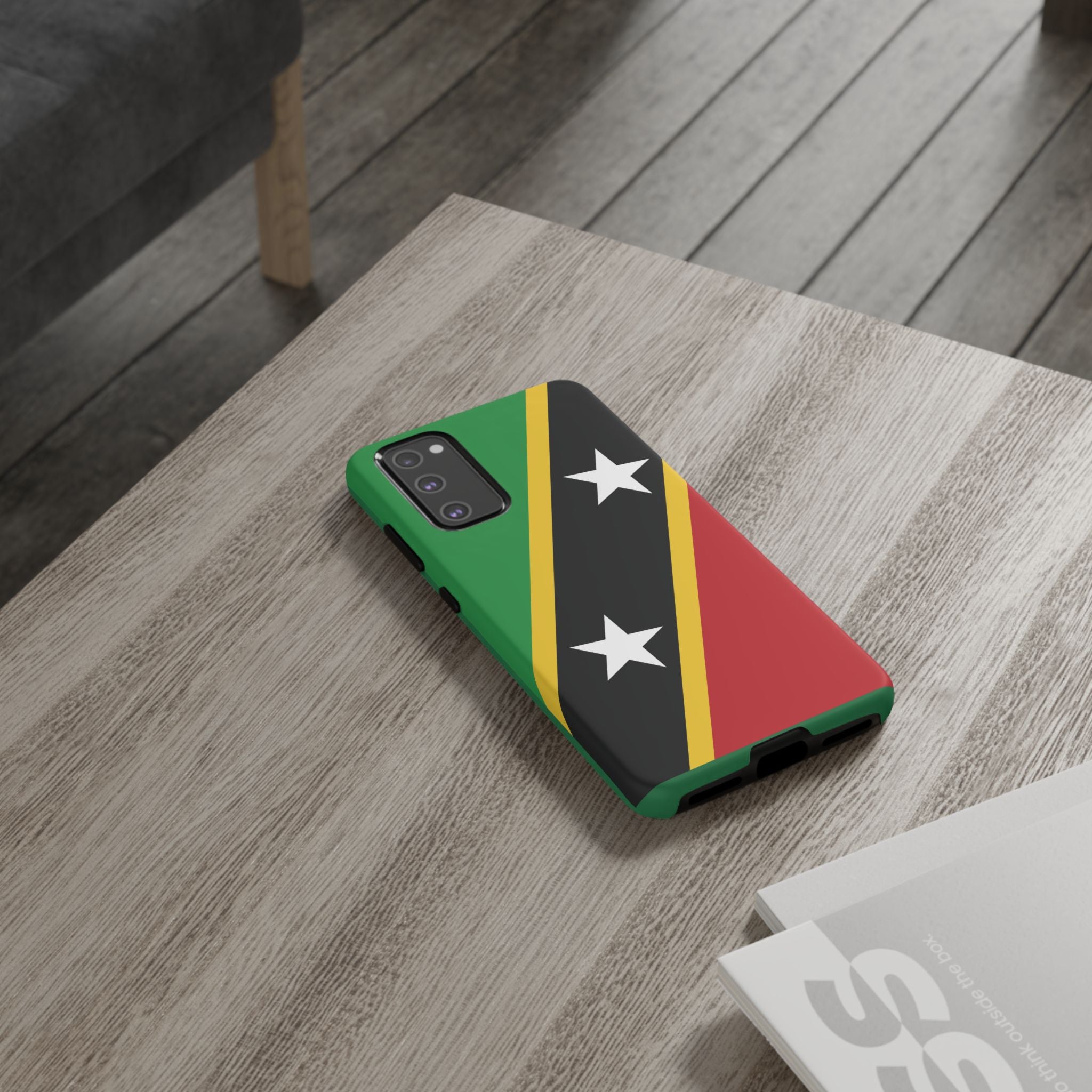 Saint Kitts and Nevis Flag Tough Phone Case -USVI Protective Phone Cover, Caribbean Flag Design, Flag Lover Gift, Island Phone Accessories, - Irie Blues Boutique