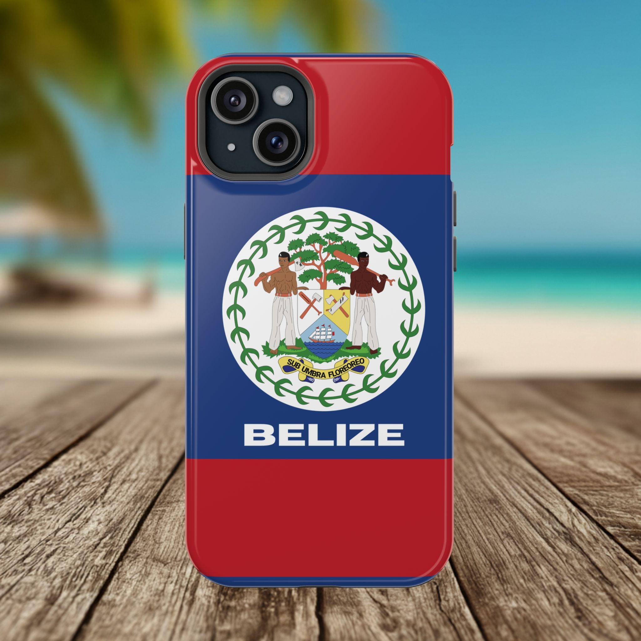 Belize Flag Magnetic Case - Irie Blues Boutique