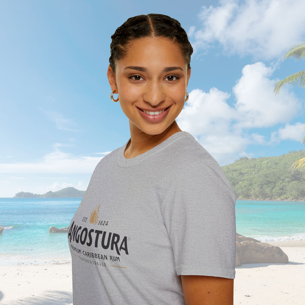 Trinidad & Tobago Angostura Beer Logo Unisex T-Shirt - Irie Blues Boutique