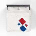 Panama Flag Velveteen Plush Blanket - Irie Blues Boutique