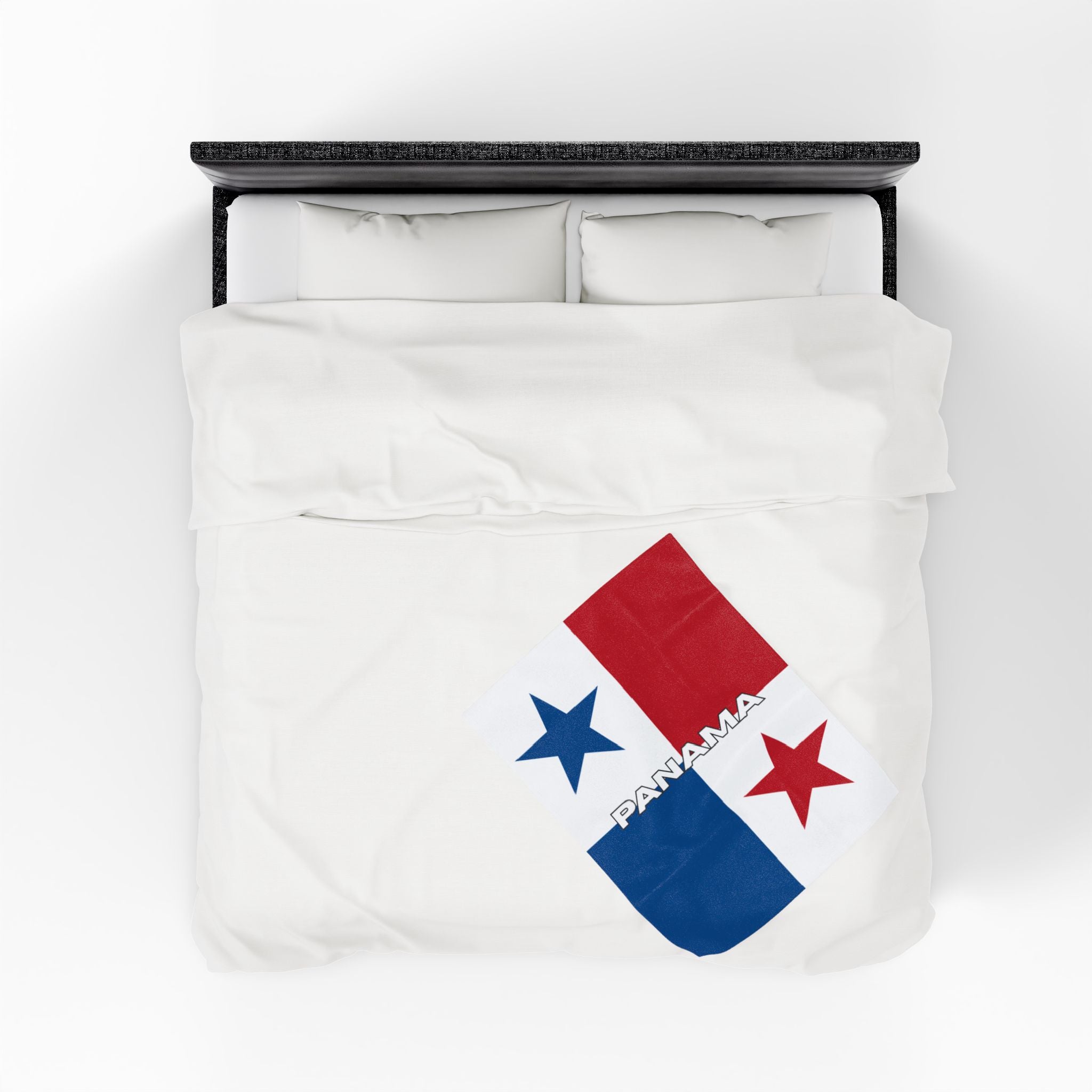 Panama Flag Velveteen Plush Blanket - Irie Blues Boutique