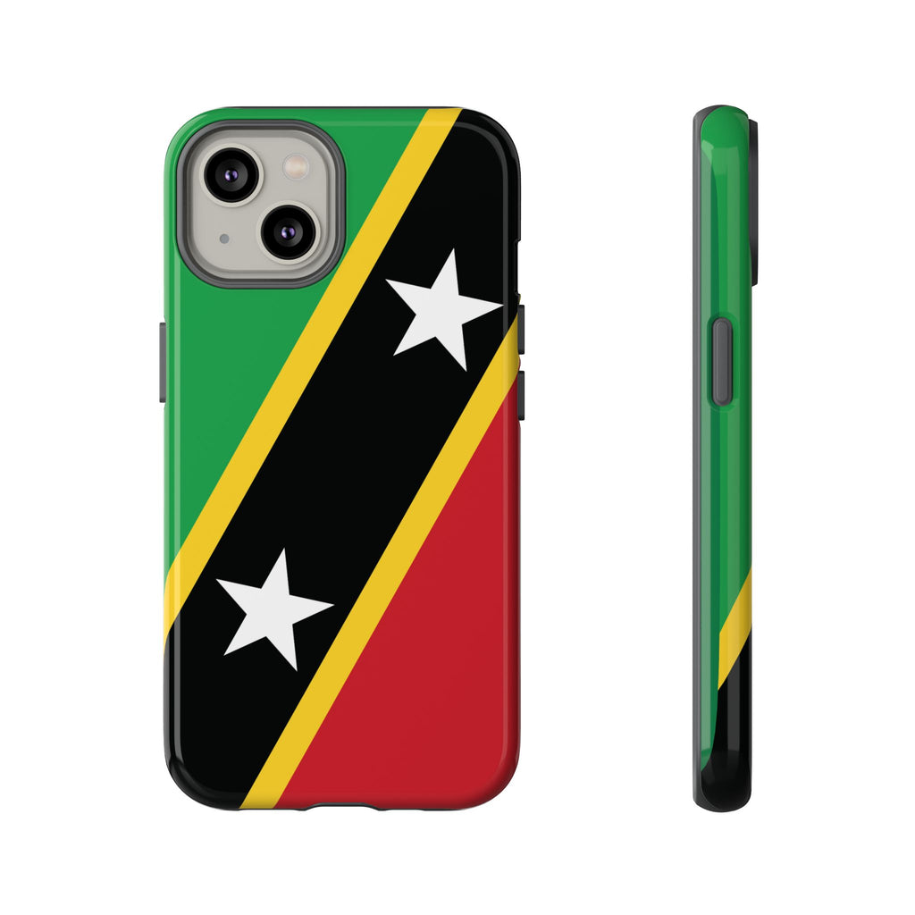 Saint Kitts and Nevis Flag Tough Phone Case - Irie Blues Boutique