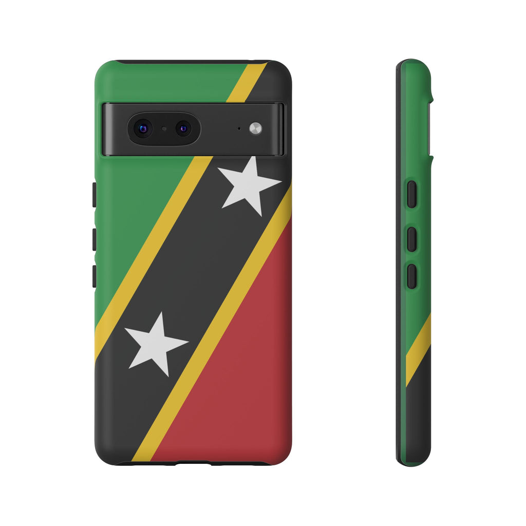 Saint Kitts and Nevis Flag Tough Phone Case - Irie Blues Boutique