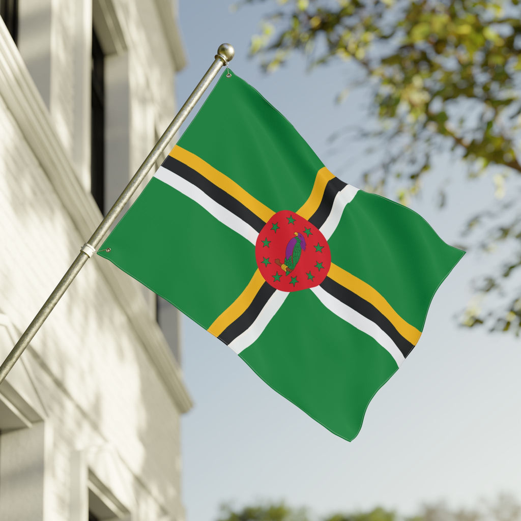 Dominica Flag Double Sided Flag