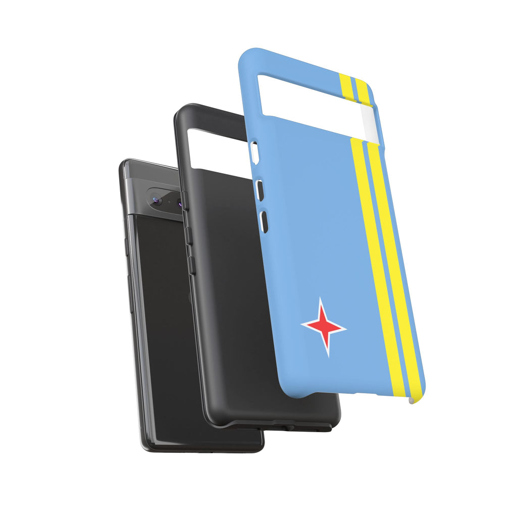 Aruba Flag Tough Phone Case - Irie Blues Boutique