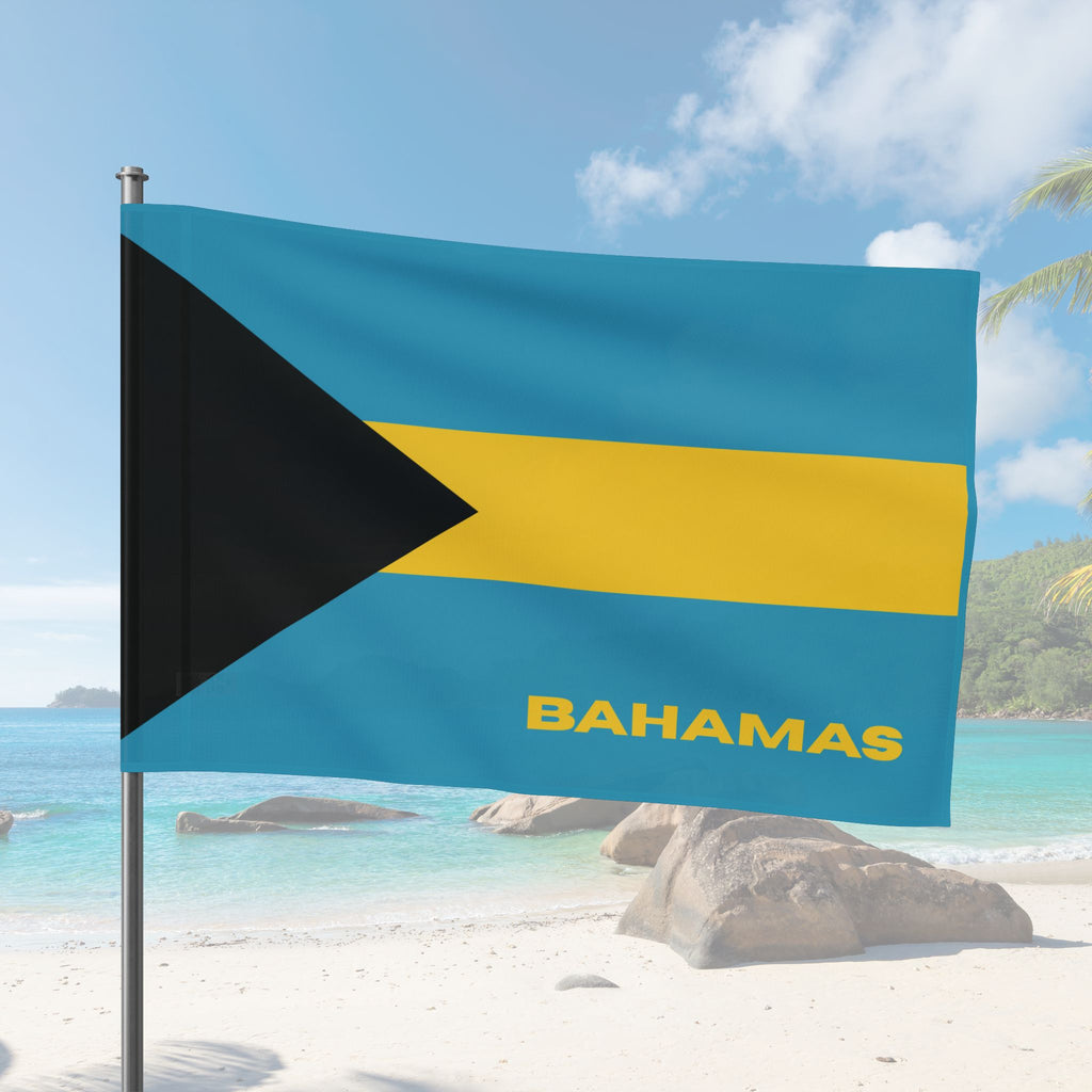 Bahamas Flag Wall Art - Irie Blues Boutique