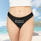 One Man to Mi Pum Pum Personalized Thong - Irie Blues Boutique