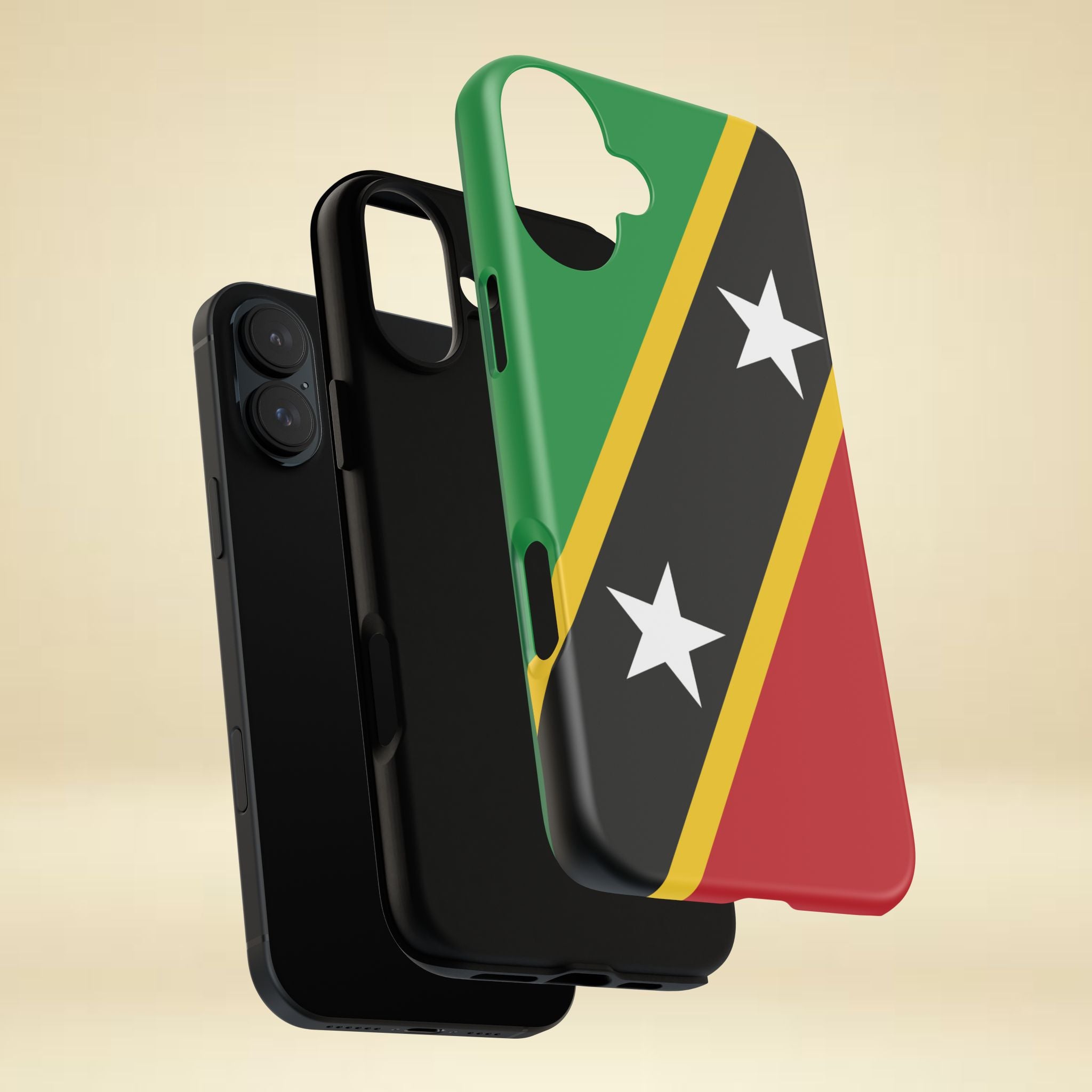 Saint Kitts and Nevis Flag Tough Phone Case -USVI Protective Phone Cover, Caribbean Flag Design, Flag Lover Gift, Island Phone Accessories, - Irie Blues Boutique