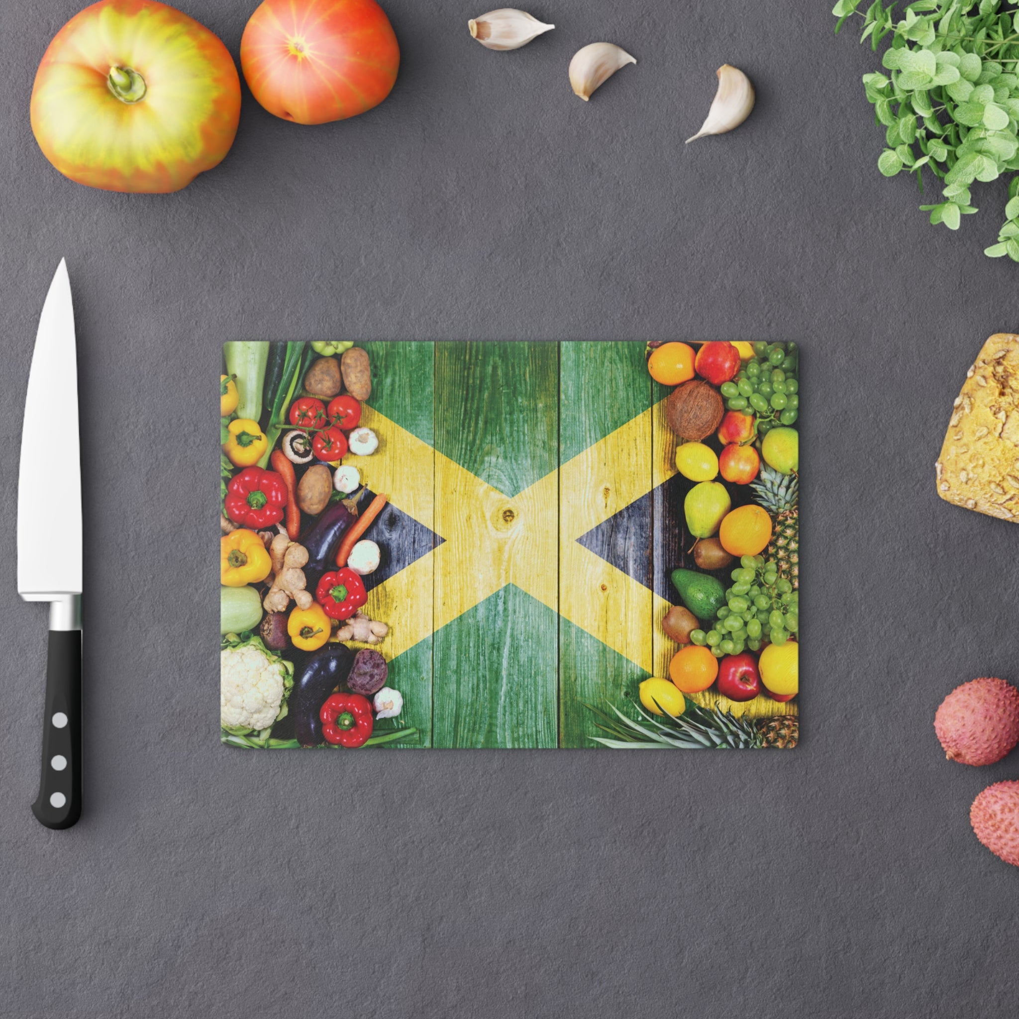 Jamaica Caribbean Flag Cutting Board