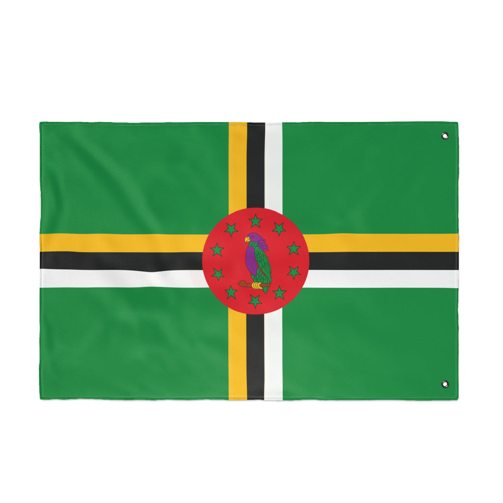 Dominica Flag Double Sided Flag