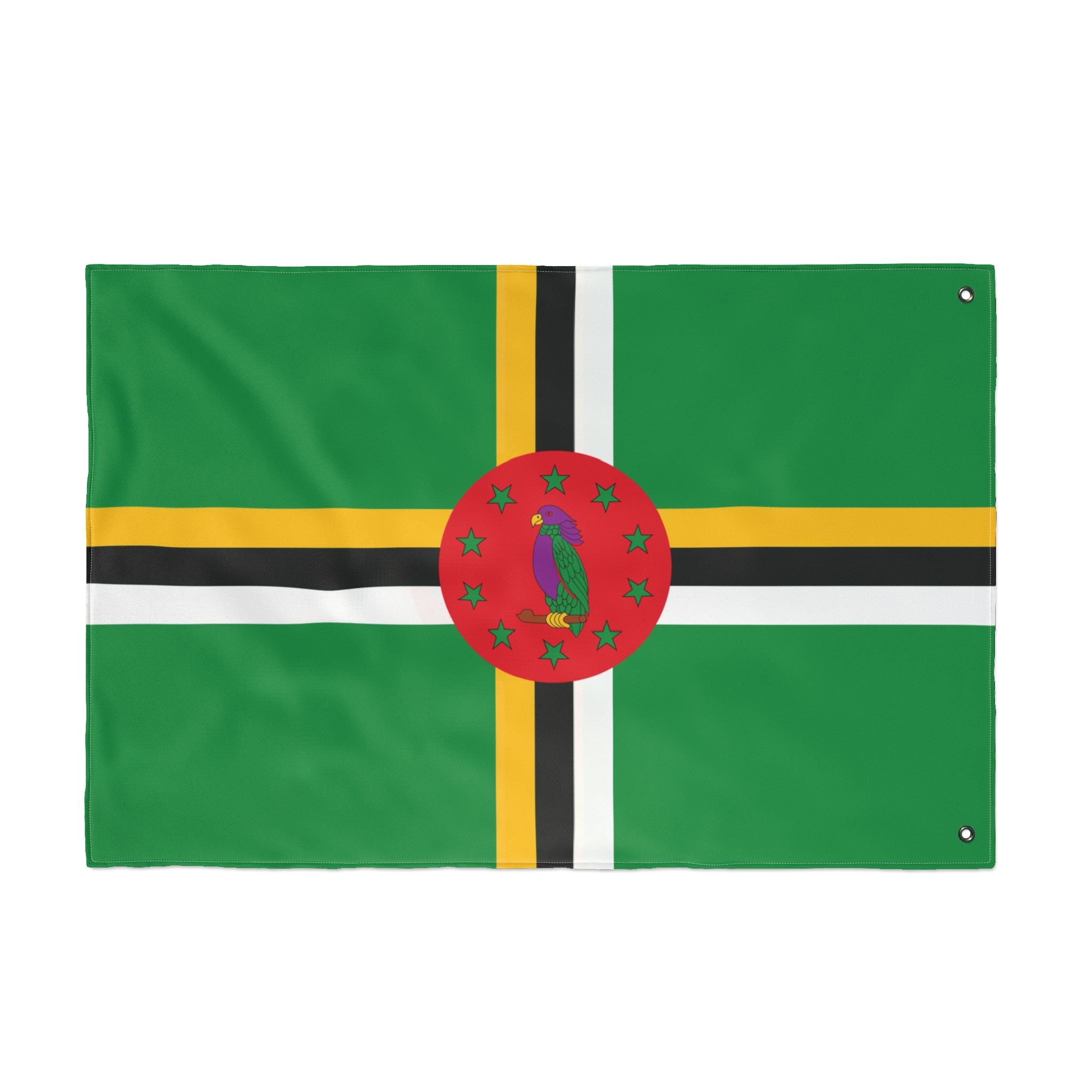 Dominica Flag Double Sided Flag