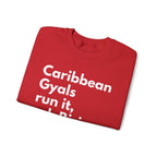 Caribbean Gyals Run It, Ask Riri Crewneck Sweatshirt