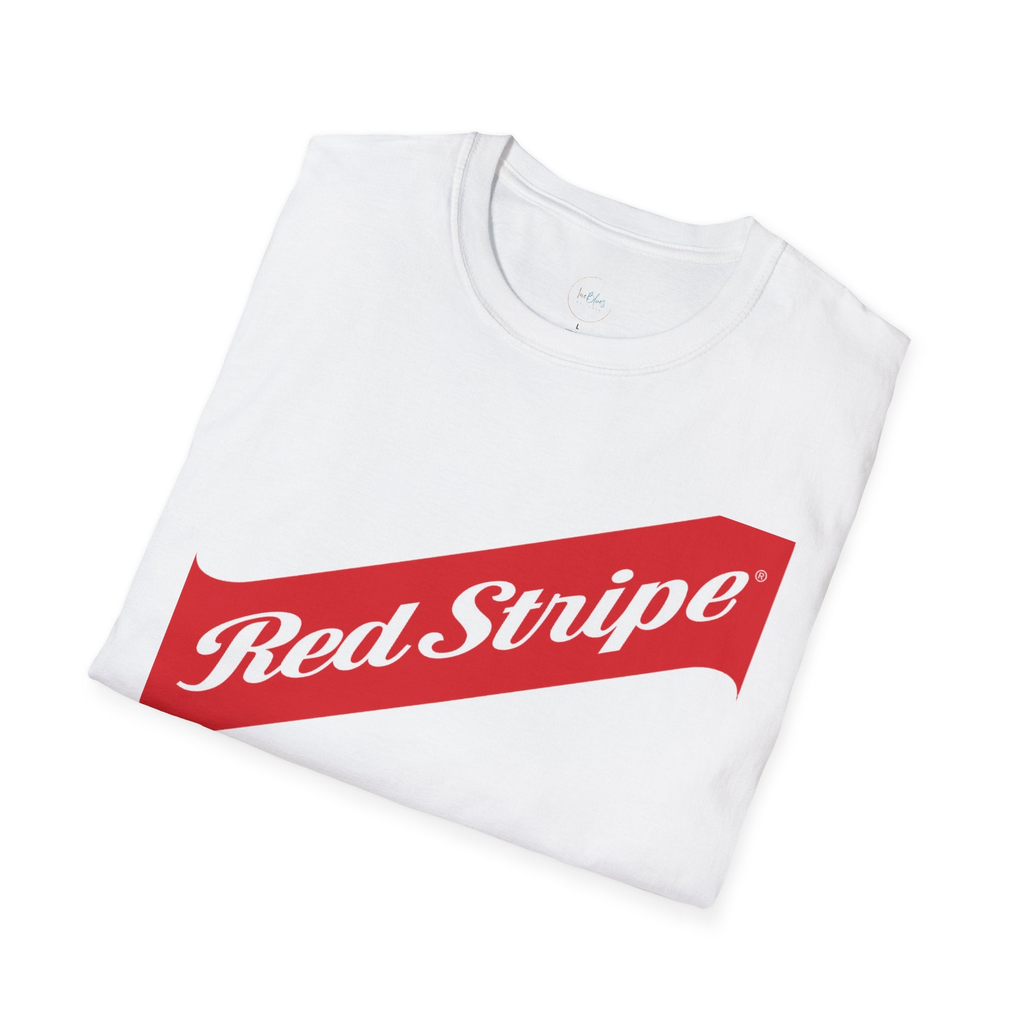 Red Stripe Unisex Softstyle T-Shirt - Irie Blues Boutique