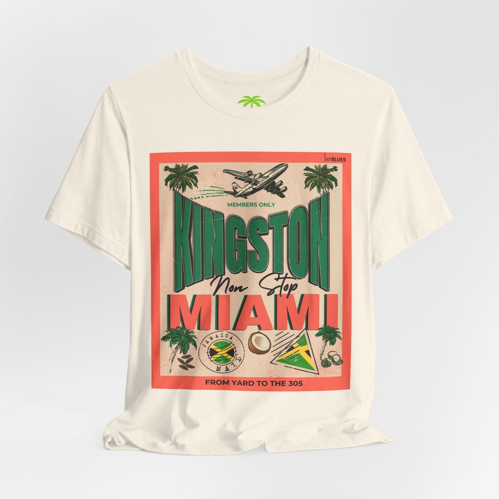 Kingston to Miami Vintage Travel T-Shirt - Irie Blues Boutique
