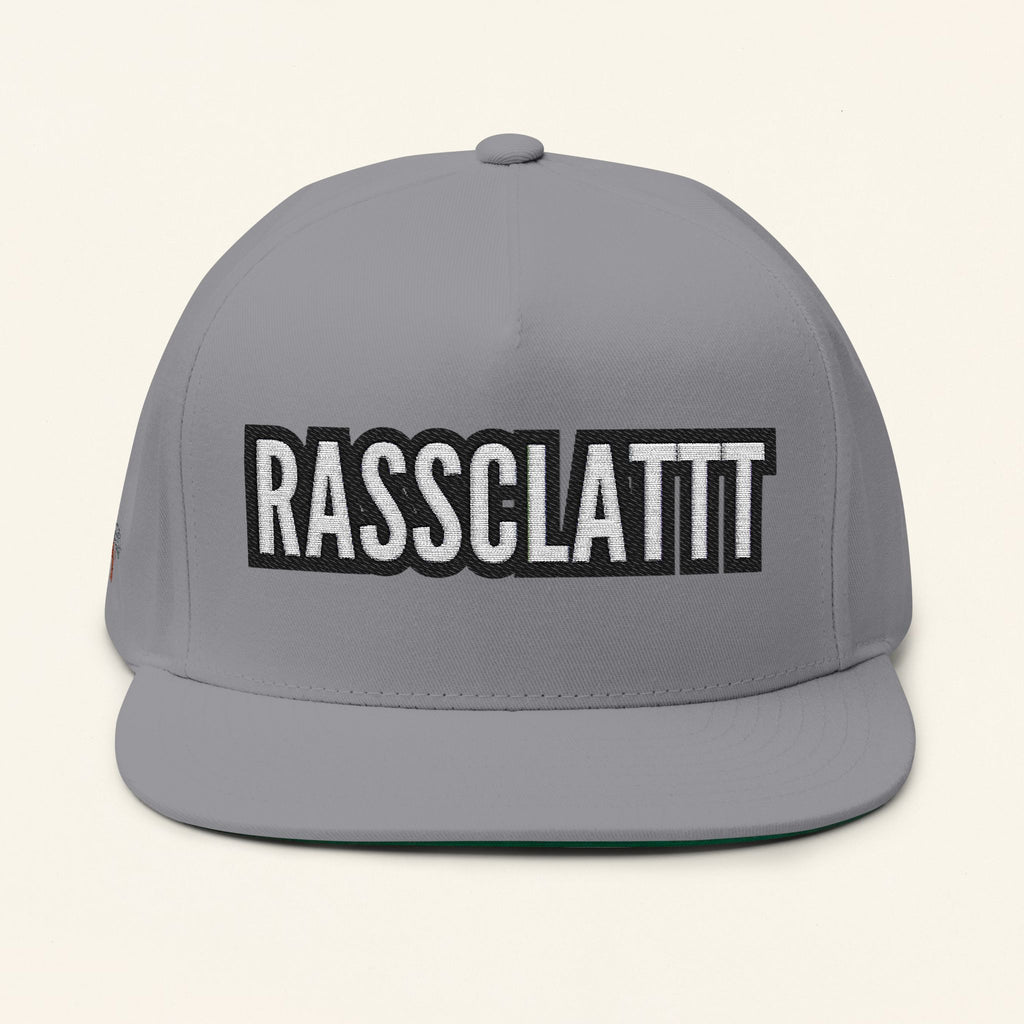 Rassclatt - Flat Bill Snapback, Festival Gear, Summer Vibes, Unique Gift for Music Lovers, Trendy Hat for Parties - Irie Blues Boutique