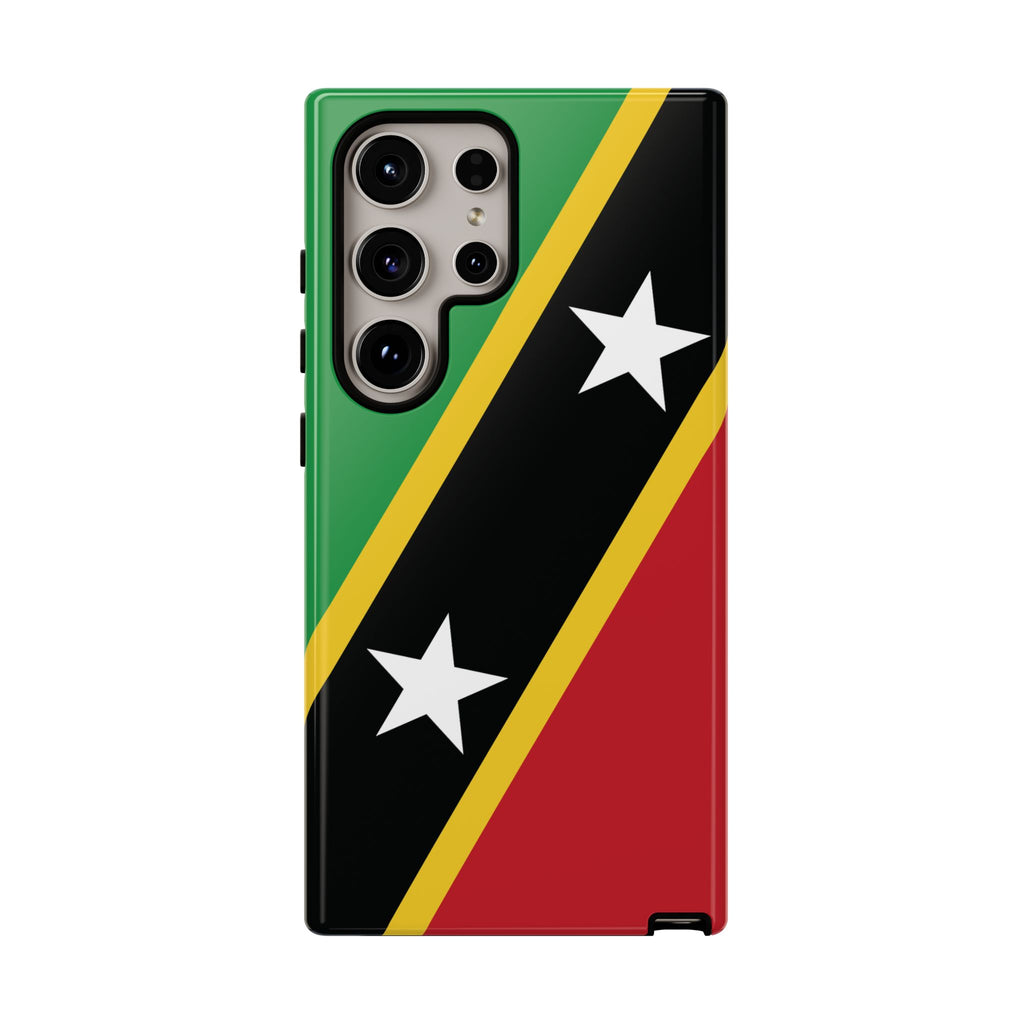 Saint Kitts and Nevis Flag Tough Phone Case - Irie Blues Boutique