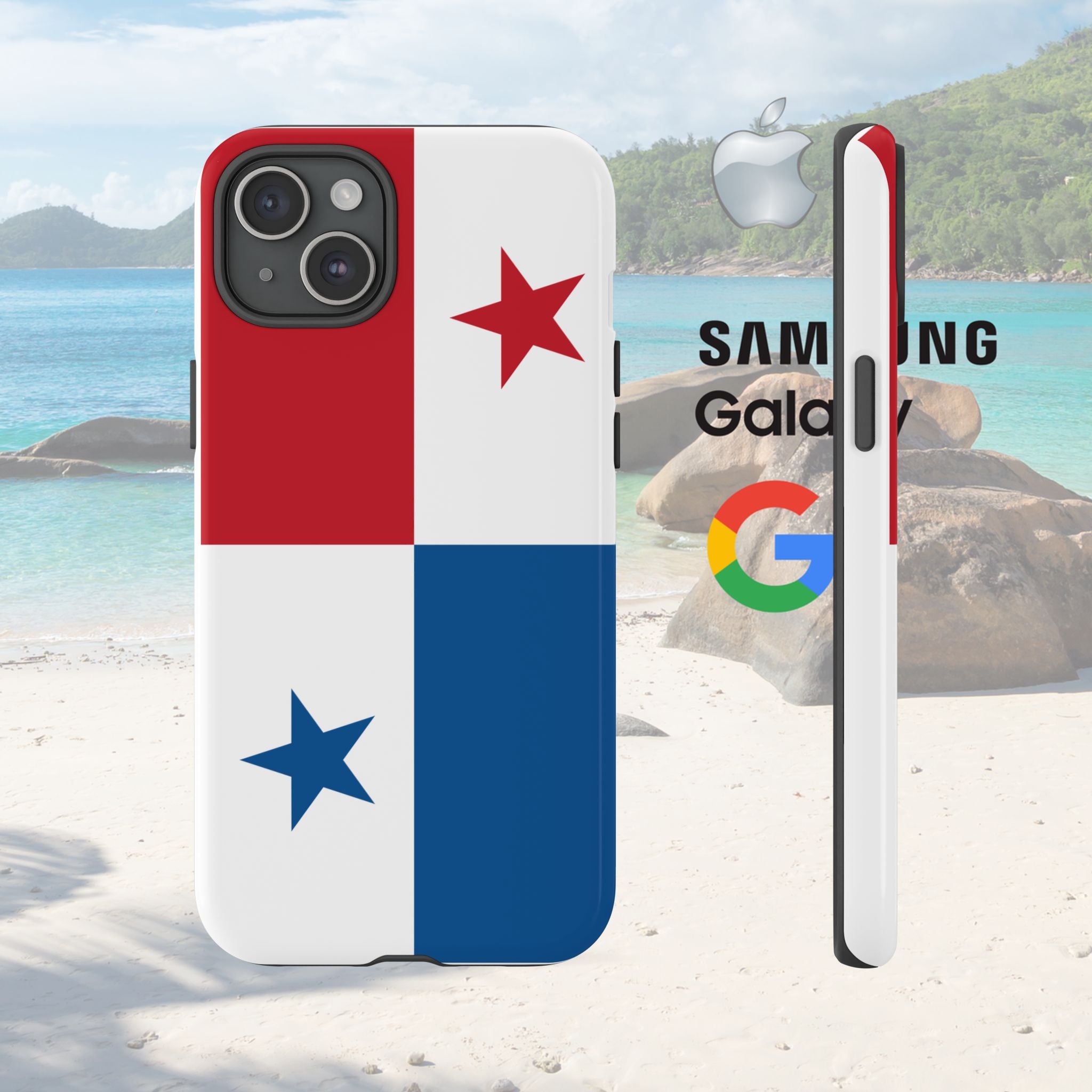 Panama Flag Tough Phone Case - Irie Blues Boutique