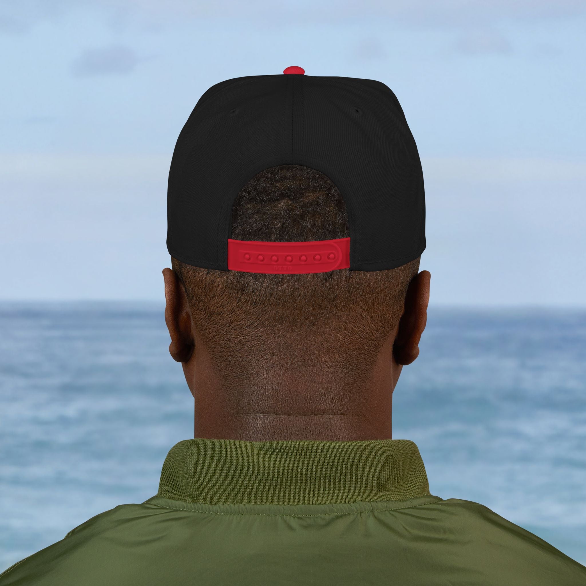 Haiti Zoe Embroidered Snapback Hat