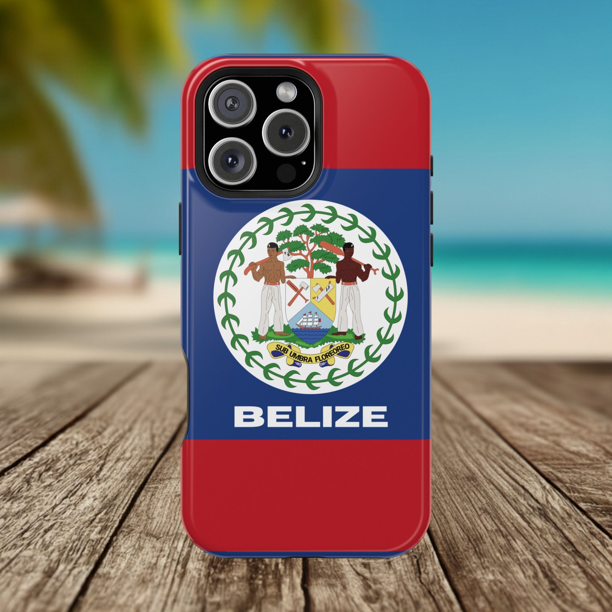 Belize Flag Magnetic Case - Irie Blues Boutique