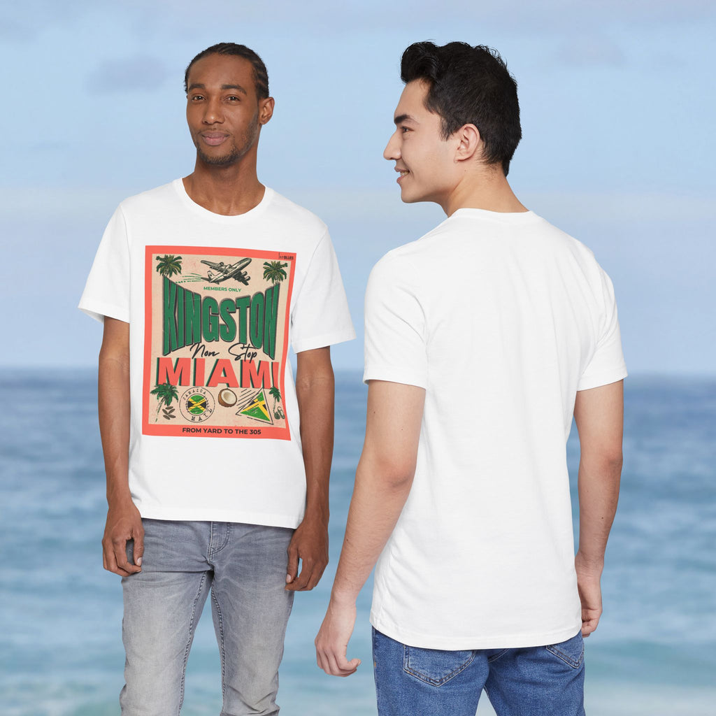 Kingston to Miami Vintage Travel T-Shirt - Irie Blues Boutique