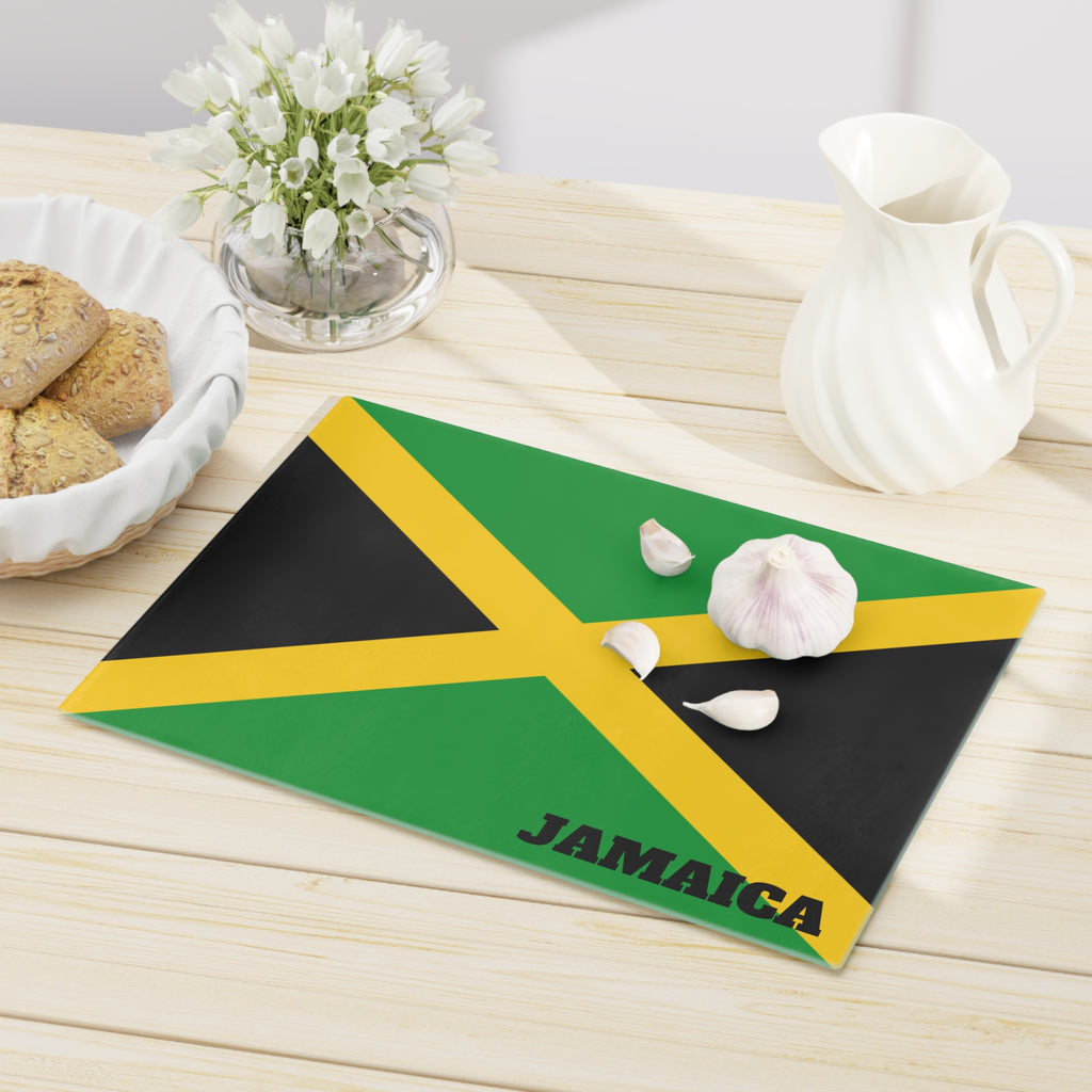 Jamaican Flag Cutting Board - Irie Blues Boutique