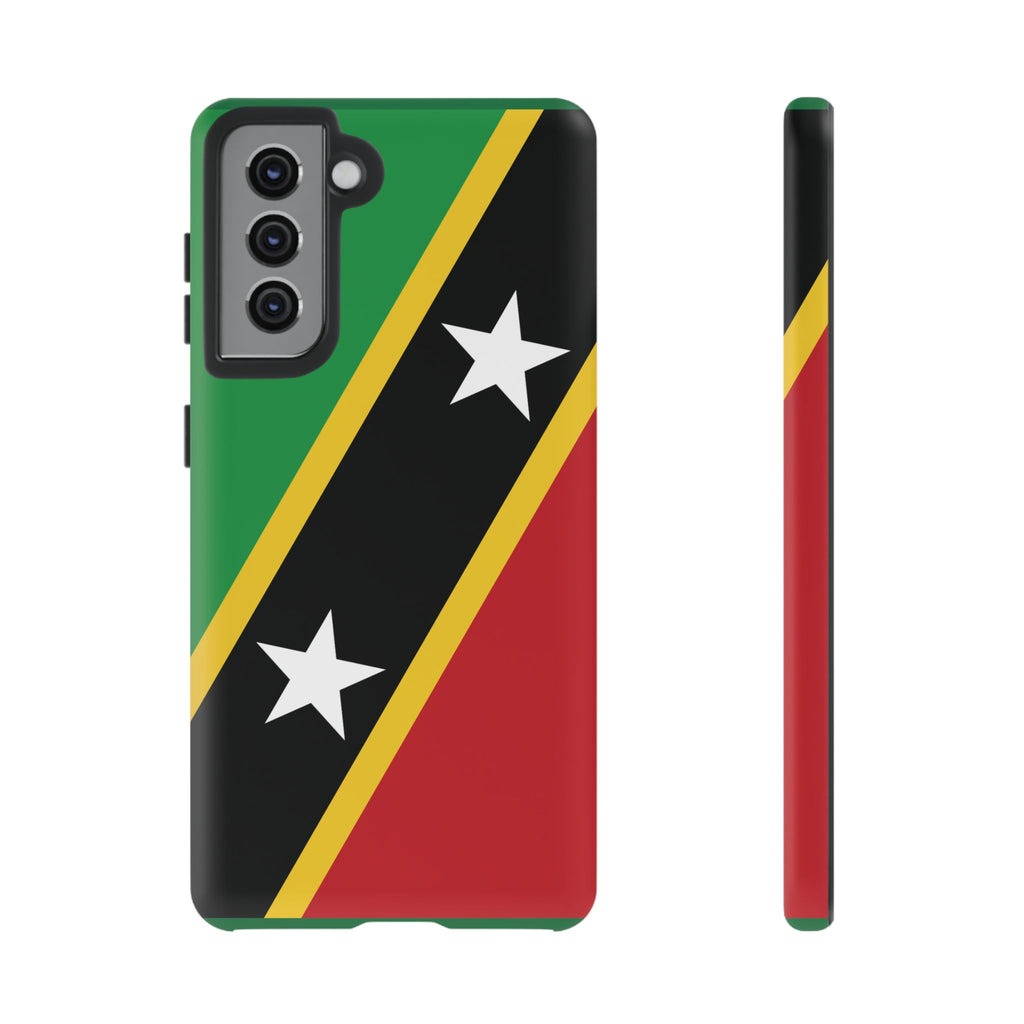 Saint Kitts and Nevis Flag Tough Phone Case - Irie Blues Boutique
