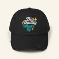 Big Buddy Whats Up Trendy Unisex Distressed Cap, Casual Hat, Gift for Friends, Summer AccessHeadwearory, Birthday Gift, Cool - Irie Blues Boutique