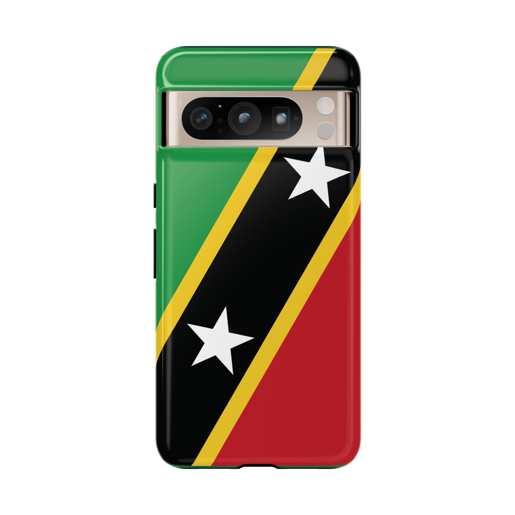 Saint Kitts and Nevis Flag Tough Phone Case - Irie Blues Boutique