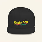 Jamaican Flat Bill Snapback Hat, Jamaican-Inspired Bombaclatt Cap, Rasta Hat, Reggae Snapback, Caribbean Baseball Cap, Tropical Headwear - Irie Blues Boutique