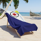 Bonaire Flag Beach Towel, Caribbean Flag Beach Towel, Travel Beach Towel, Vacation Towel, Island Flag Beach Blanket, - Irie Blues Boutique