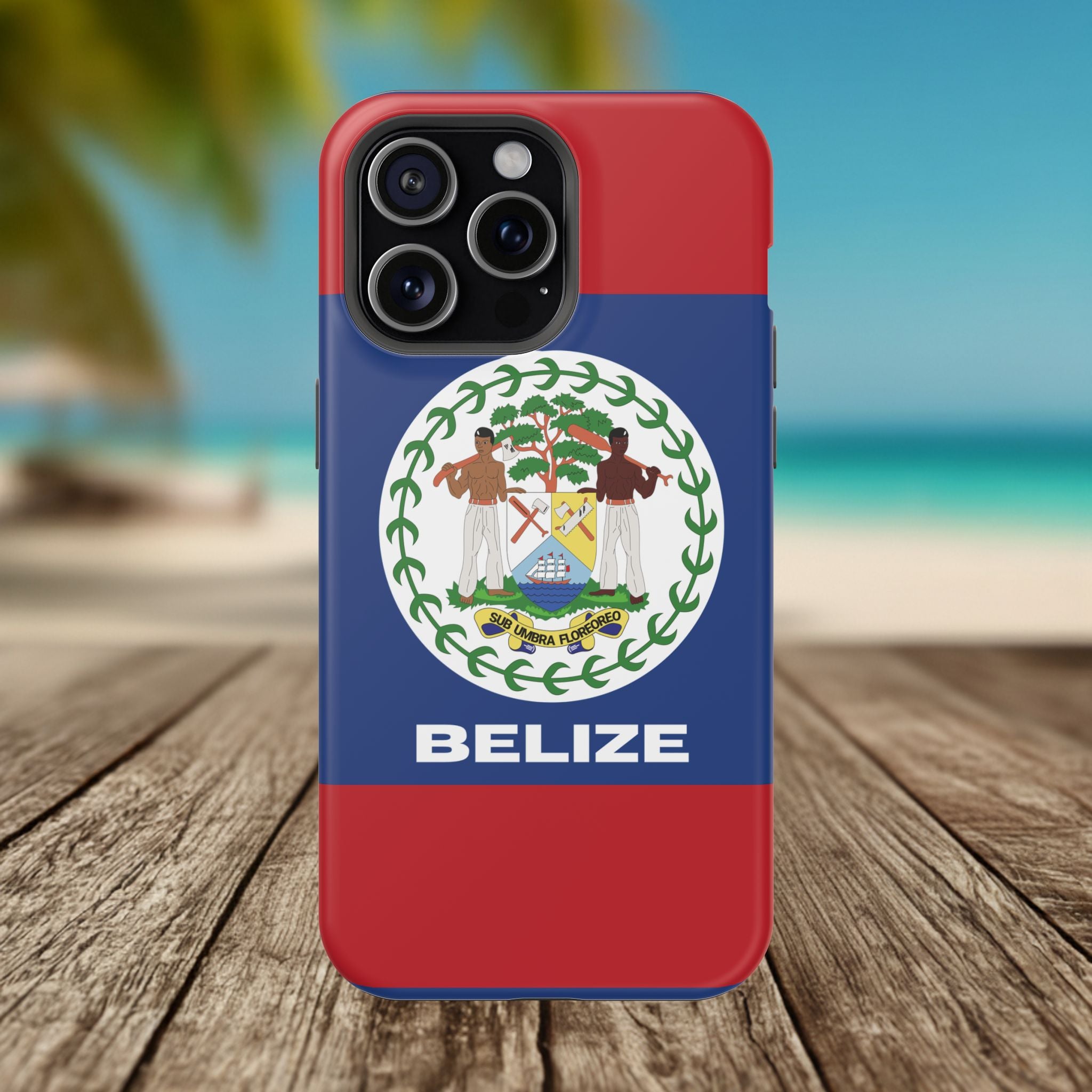 Belize Flag Magnetic Case - Irie Blues Boutique