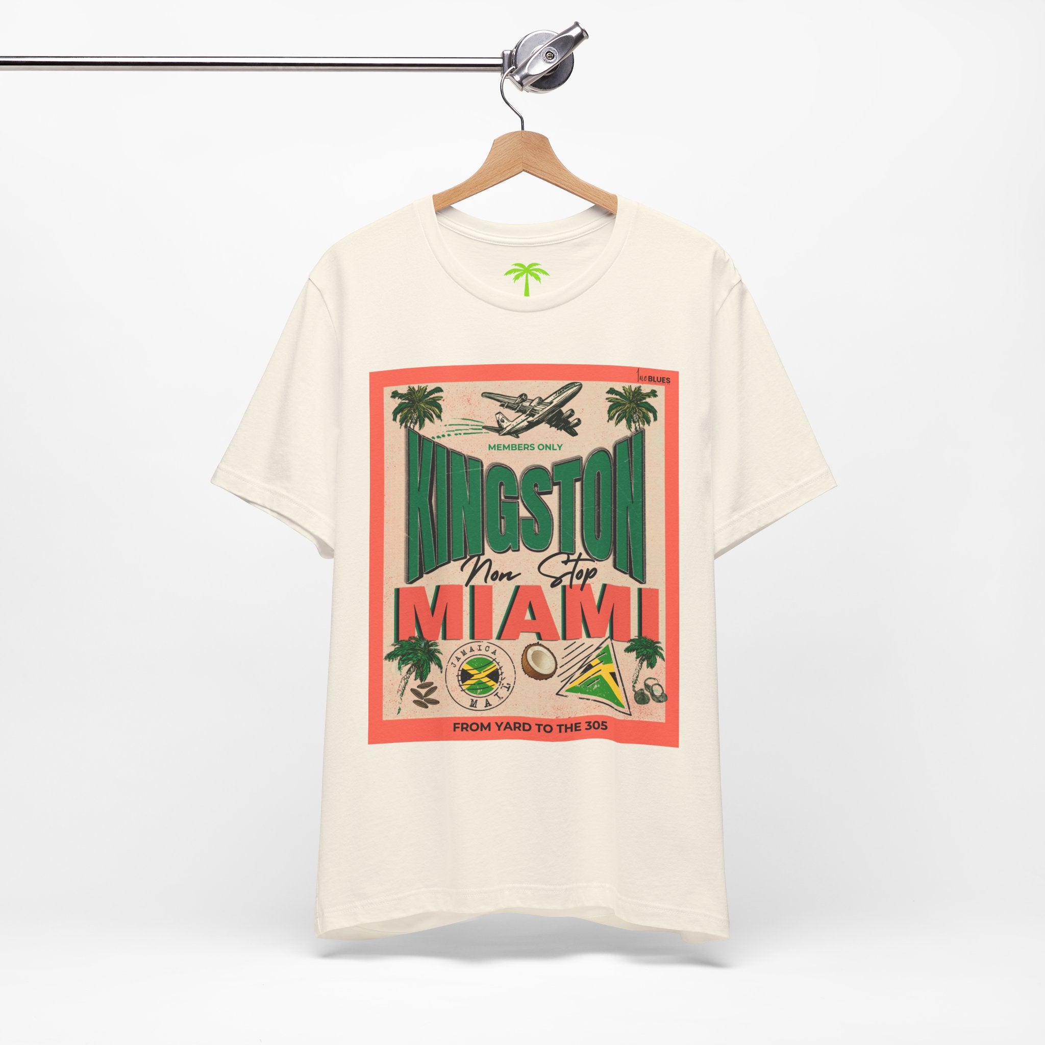 Kingston to Miami Vintage Travel T-Shirt - Irie Blues Boutique